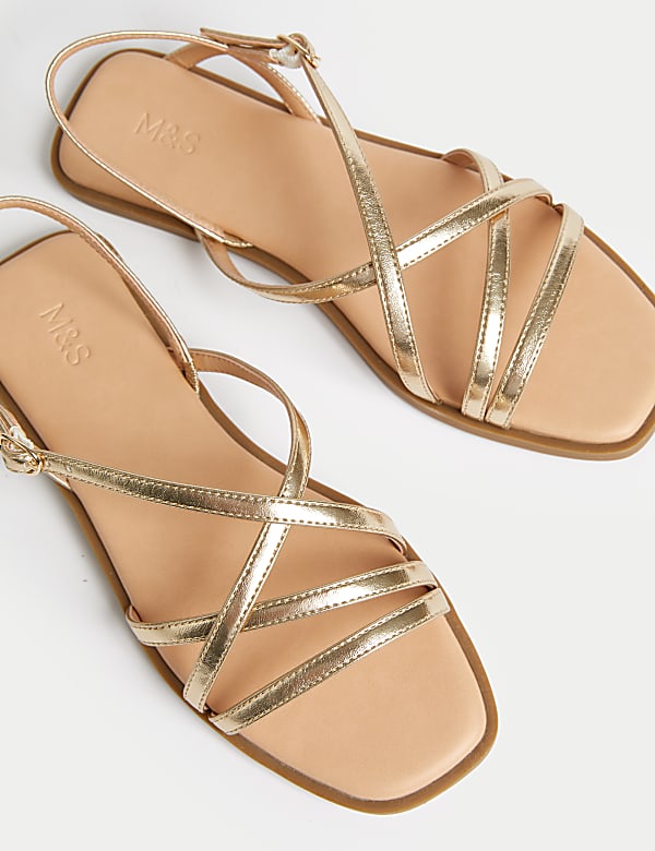 Strappy Flat Sandals - PT