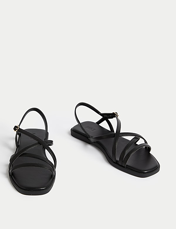Platte sandalen met bandjes - NL