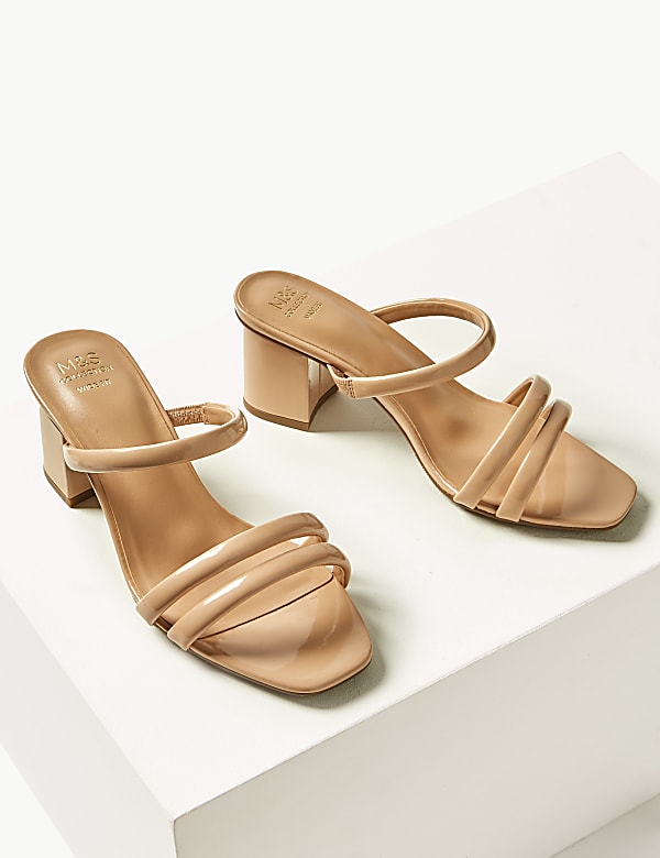 Wide Fit Multi Strap Mules