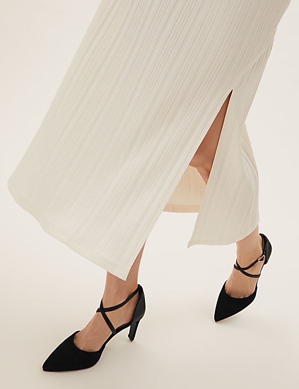 Wide Fit Stiletto Heel Court Shoes