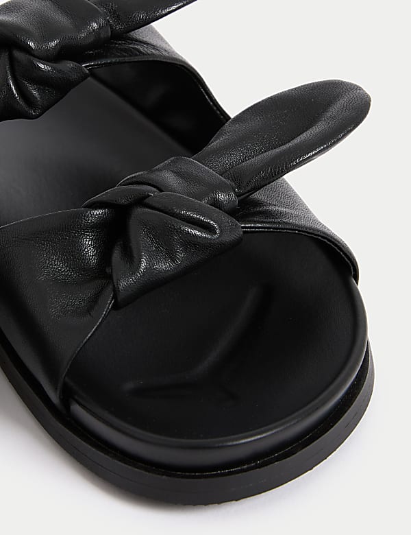 Leren sandalen met voetbed - BE