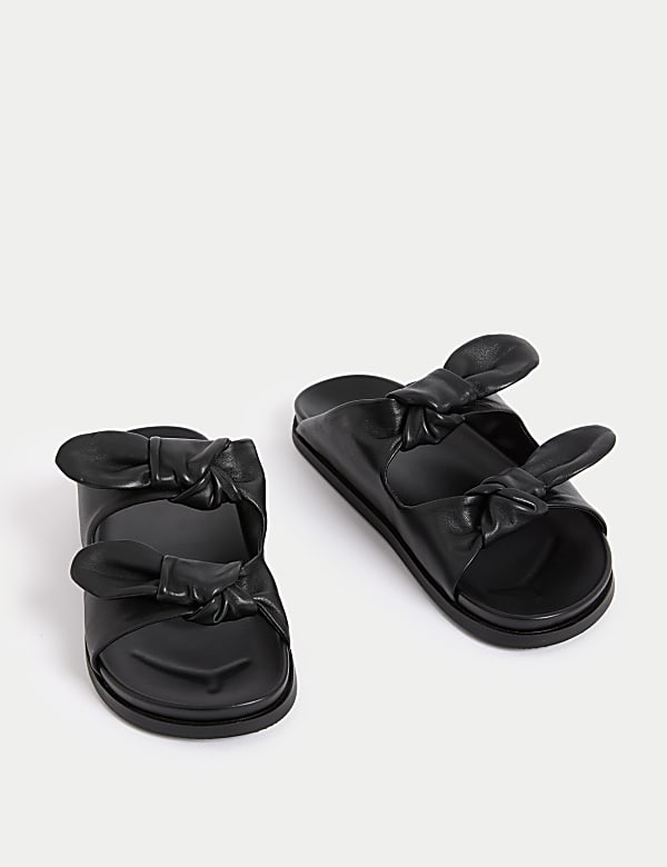Leren sandalen met voetbed - BE