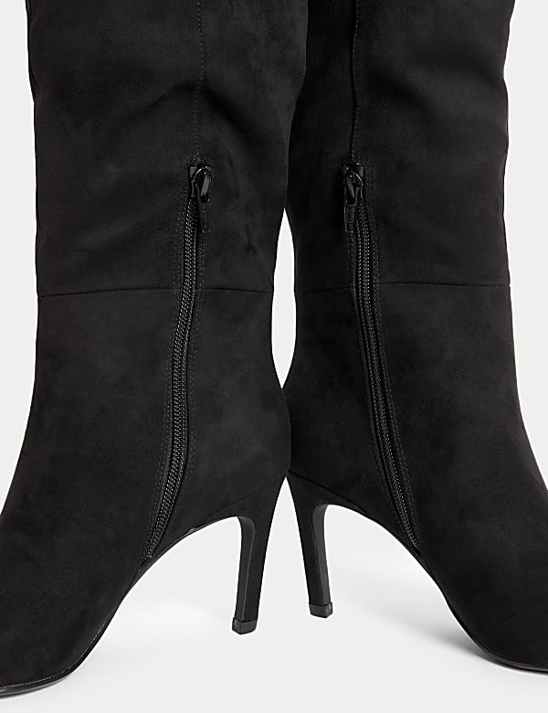 Stiletto Heel Knee High Boots - DE