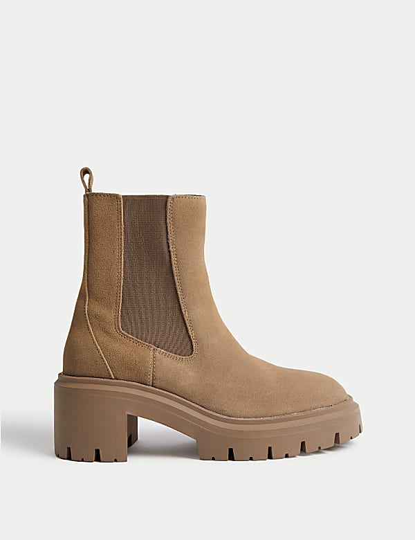 M&s mens suede chelsea boots top