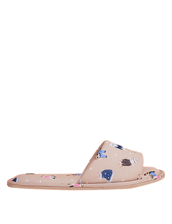 Printed Slip On Bedroom Slippers