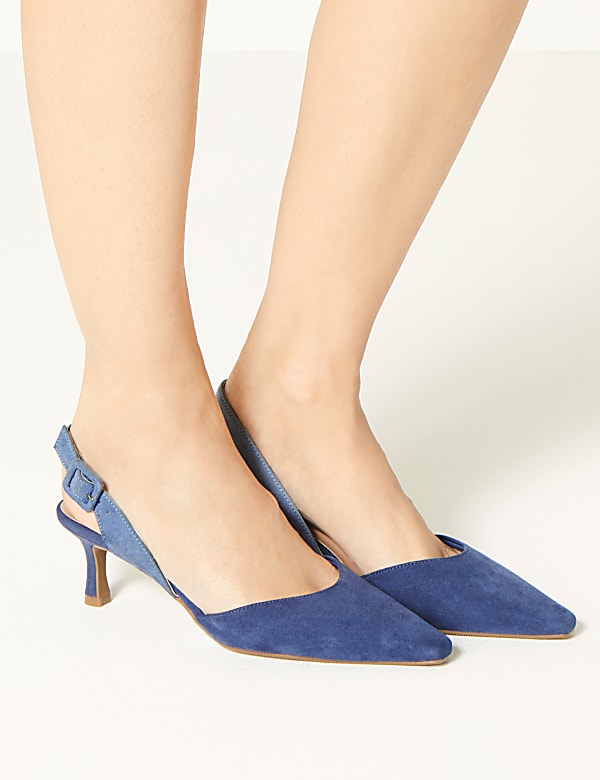 Buy Kitten Heel Slingback Shoes at Marks Spencer
