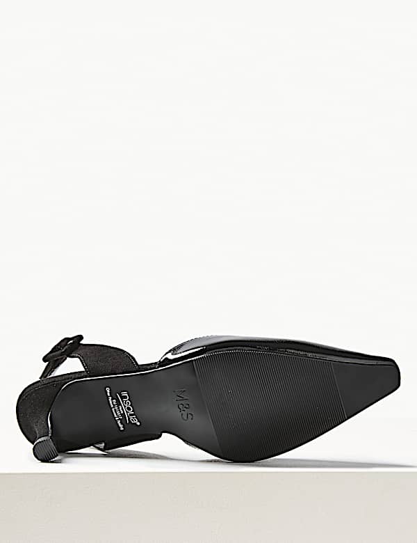 Kitten Heel Slingback Shoes