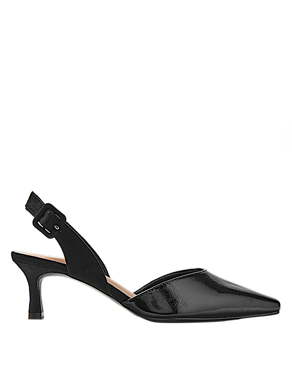 Kitten Heel Slingback Shoes