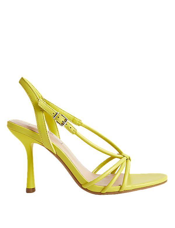 Buckle Strappy Stiletto Heel Sandals
