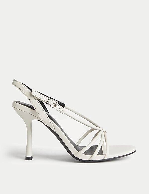 Buckle Strappy Stiletto Heel Sandals