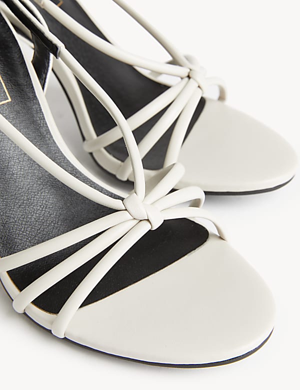 Buckle Strappy Stiletto Heel Sandals