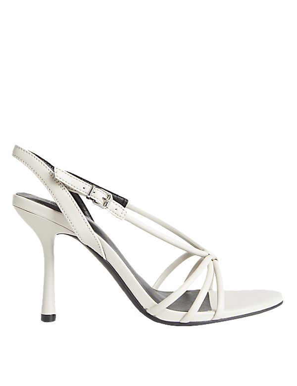 Buckle Strappy Stiletto Heel Sandals