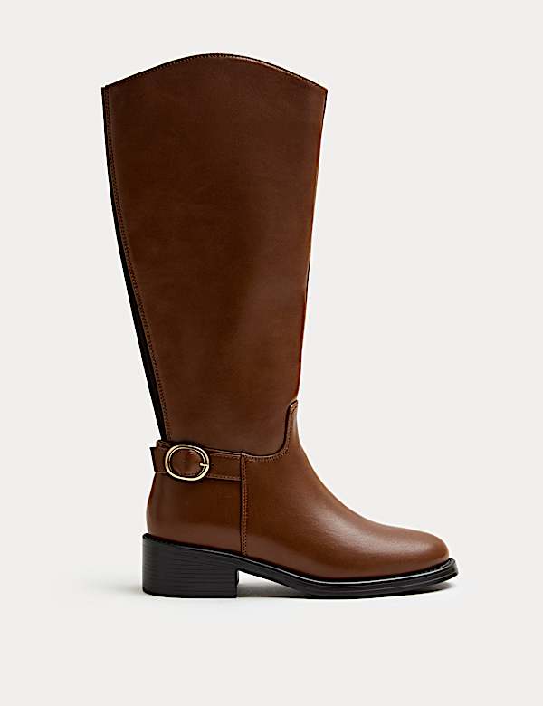 מגפי רכיבה בגובה הברך עם אבזם - IL