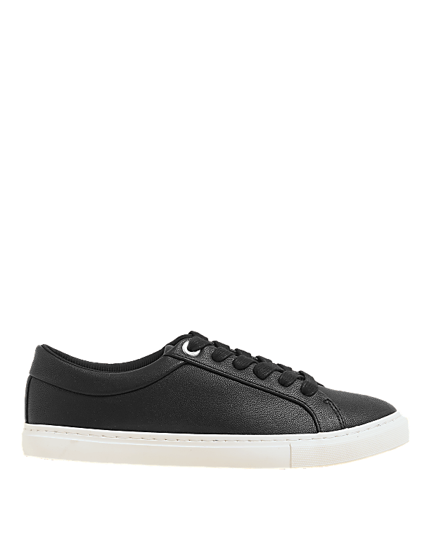 Lace Up Eyelet Detail Trainers