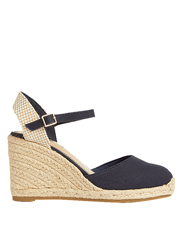 Ankle Strap Wedge Espadrilles