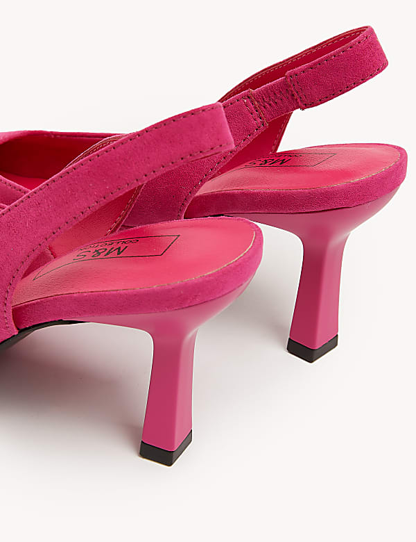 Stiletto Heel Pointed Slingback Shoes
