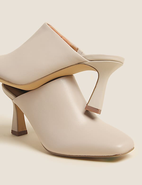 Her lip to Bit Square-Toe Mules - 靴