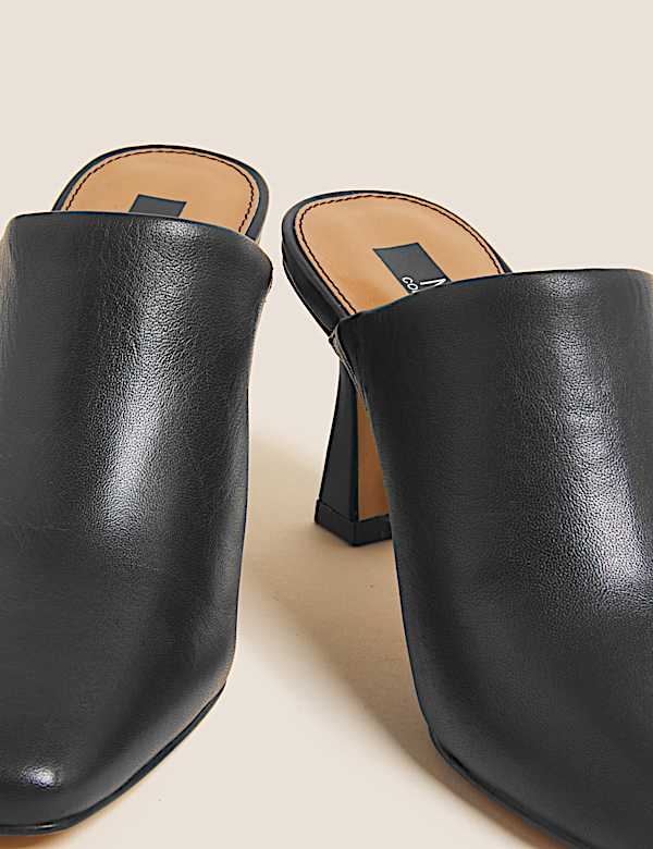 【新品】Bit Square-Toe Mules 38サイズ Herlipto Bit Square-Toe Mules