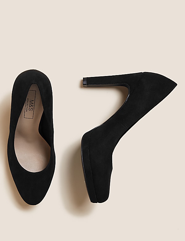 Platform Stiletto Heel Court Shoes