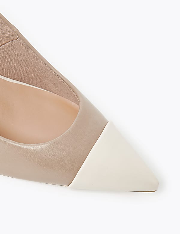 Kitten Heel Pointed Court Shoes