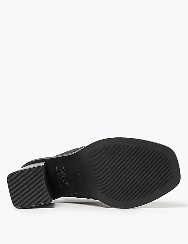 Block Heel Open Toe Shoe Boots