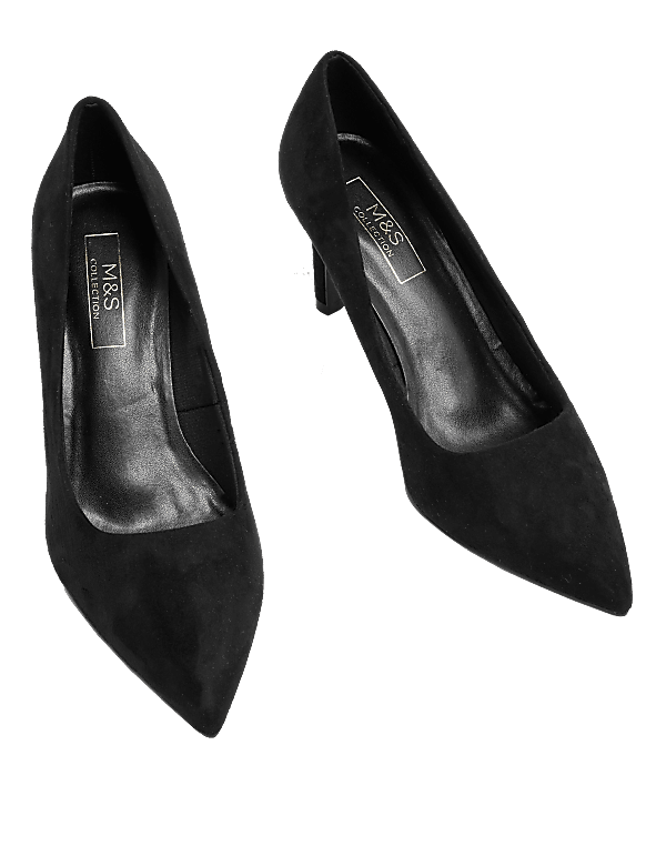 Stiletto Heel Pointed Court Shoes