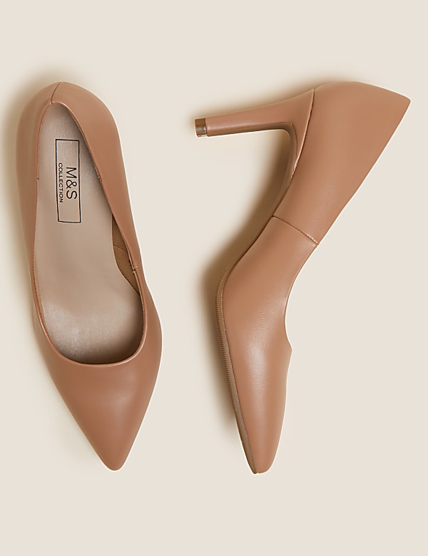 Stiletto Heel Pointed Court Shoes