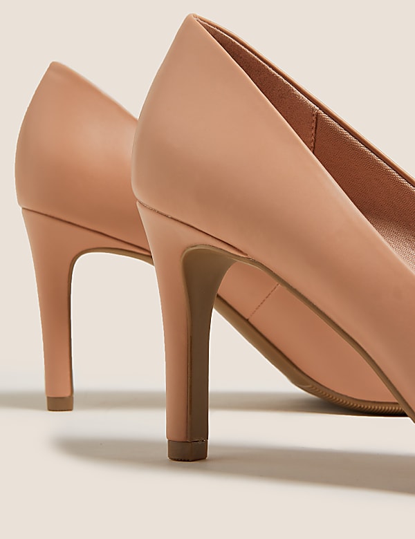 Stiletto Heel Pointed Court Shoes