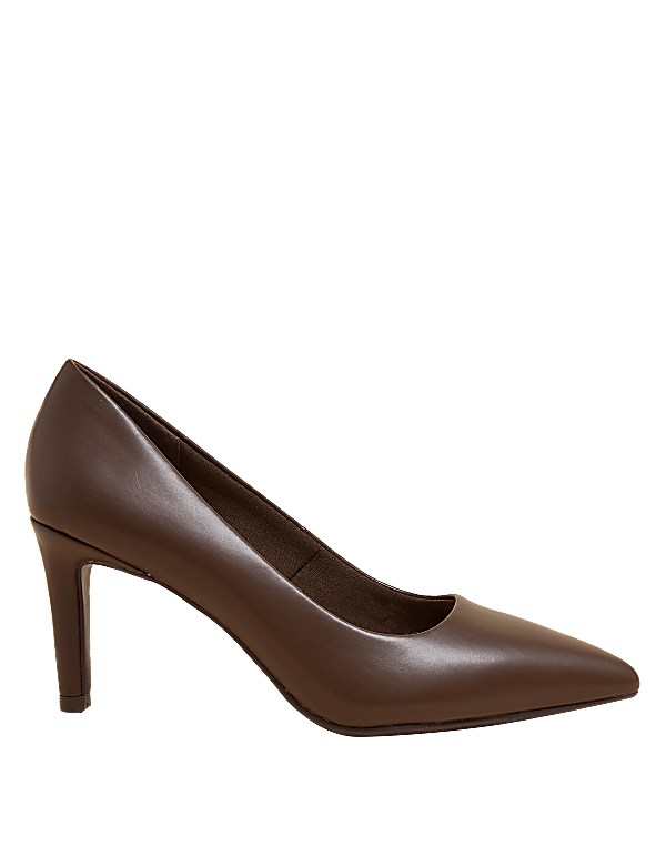 Stiletto Heel Pointed Court Shoes