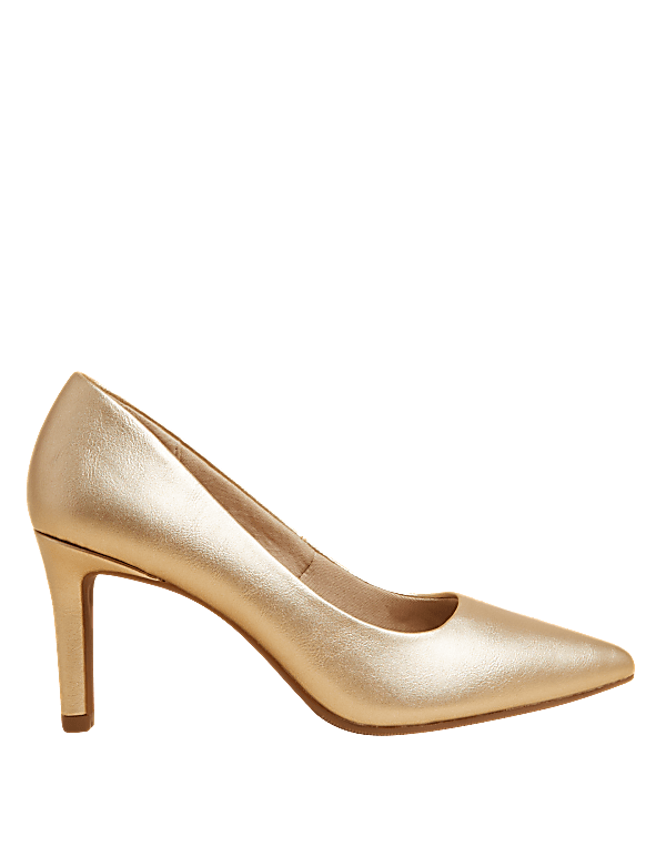 Stiletto Heel Pointed Court Shoes