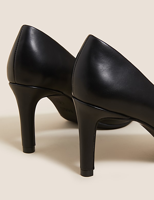 Stiletto Heel Pointed Court Shoes