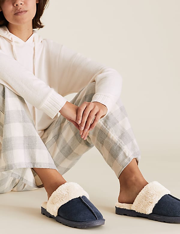 Suede Mule Slipper