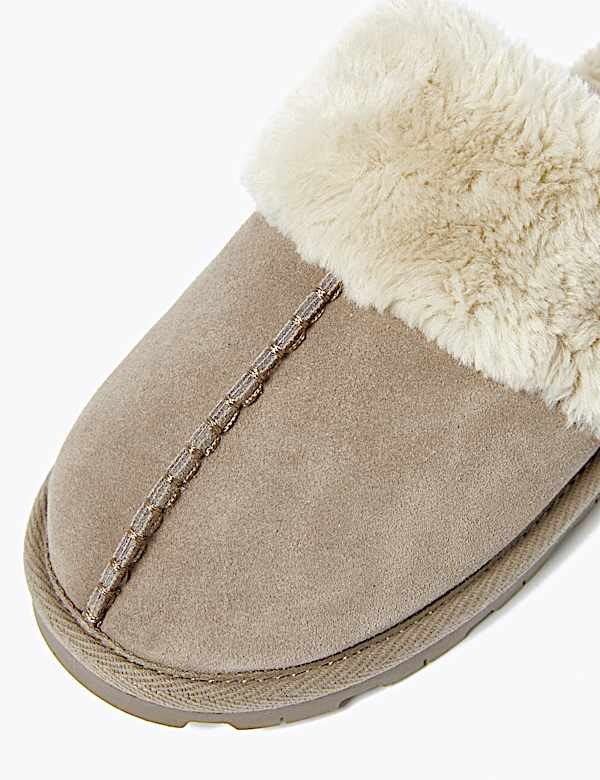Suede Mule Slipper