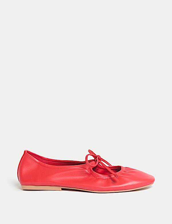 Bow Flat Ballet Pumps - CZ