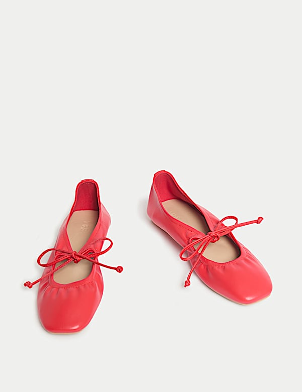 Bow Flat Ballet Pumps - AT