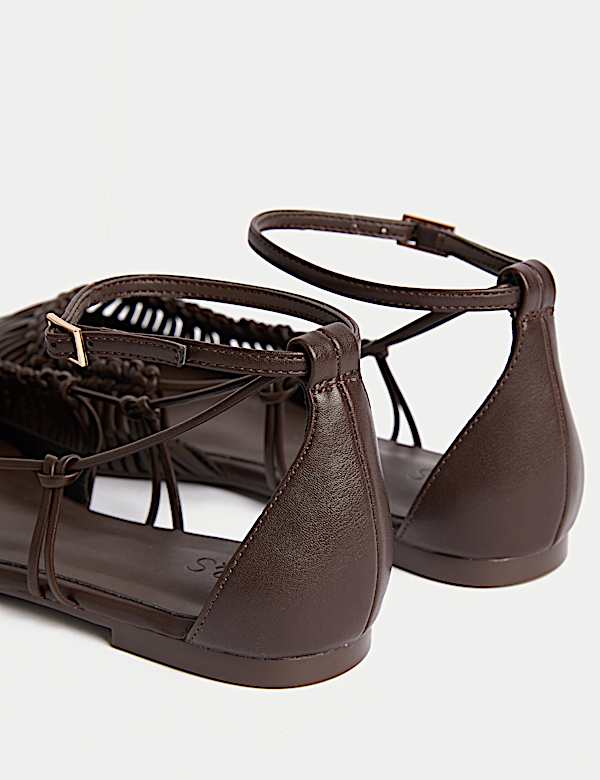 Sepatu Pantofel Balet Teplek Bertali Anyaman - ID