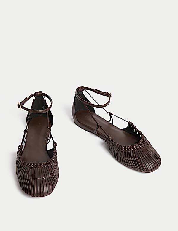 Sepatu Pantofel Balet Teplek Bertali Anyaman - ID