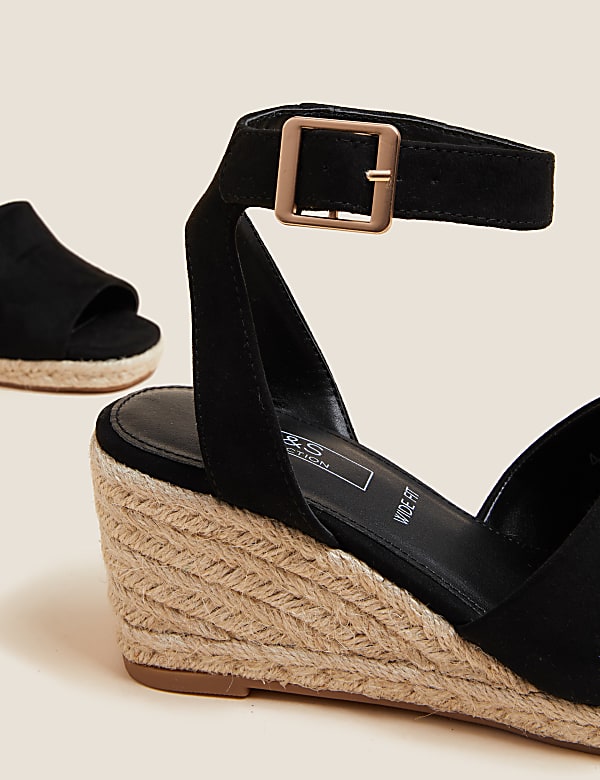 Wide Fit Wedge Espadrilles
