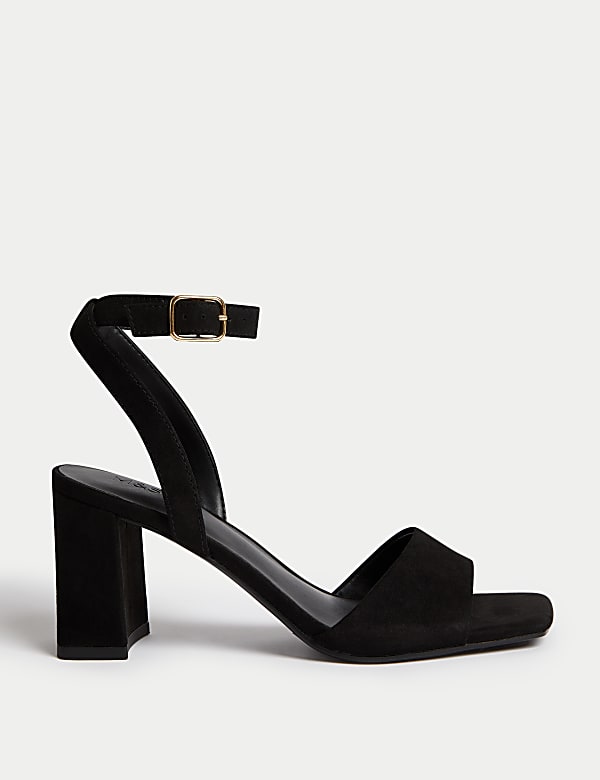 Ankle Strap Block Heel Sandals - SE