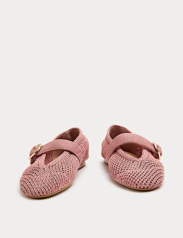 Buckle Flat Mary Jane Ballet Pumps - DK