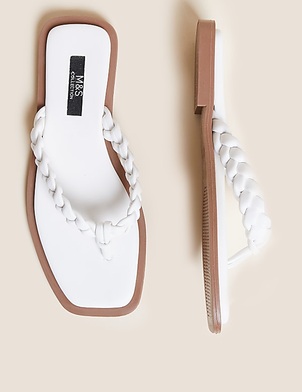 Woven Flat Flip Flops