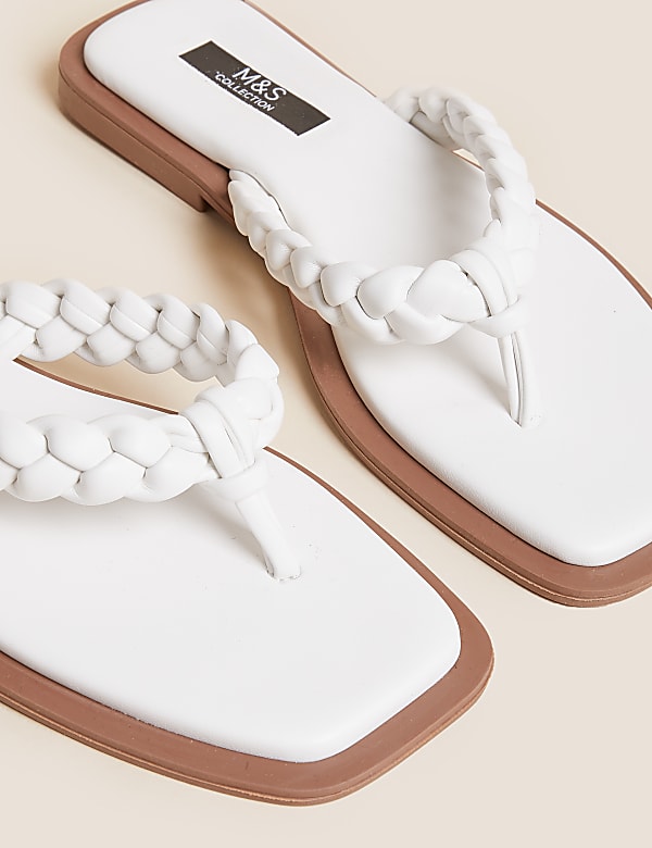 Woven Flat Flip Flops