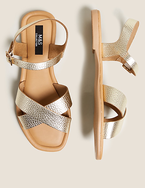 Leather Open Toe Sandals
