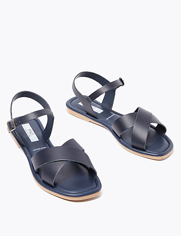 Leather Open Toe Sandals