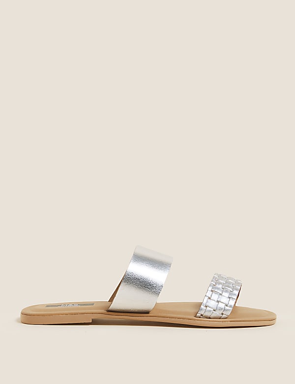 Leather Flat Mules