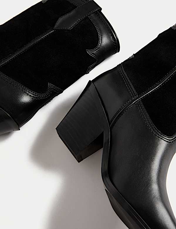 Skórzane kowbojki na słupku - PL