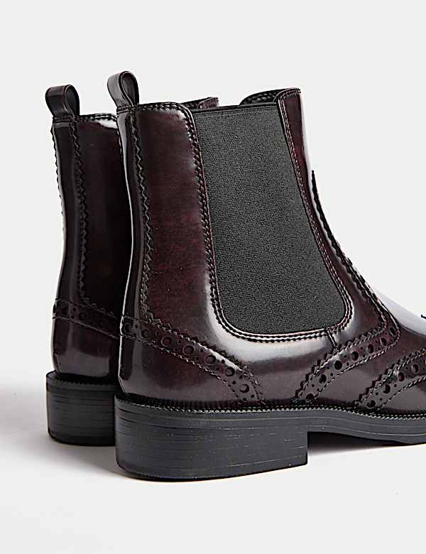 Bottines Chelsea à talons carrés - FR