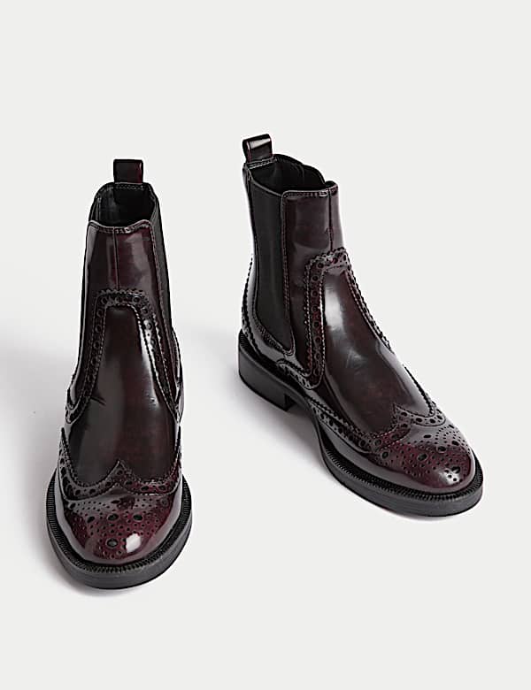 Bottines Chelsea à talons carrés - FR