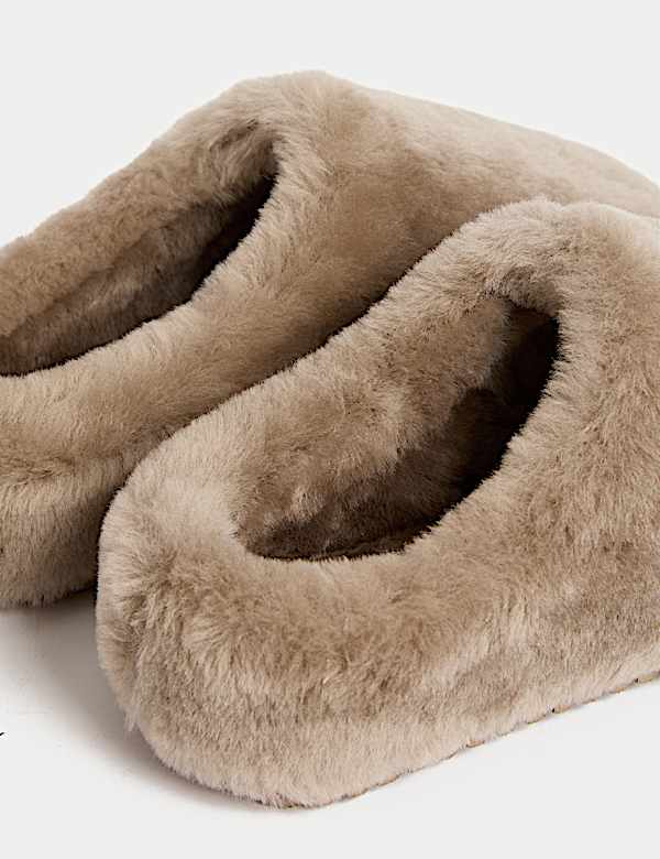 Shearling Mule Slippers - US