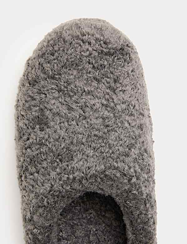 Borg Back Tab Mule Slippers - NL